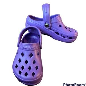 ✨nothinZ Unisex Kids Super Cute Purple Comfort Clogs NEW✨SZ 12✨